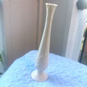 Lenox Woodland Pattern Florentine collection tall ivory bud vase